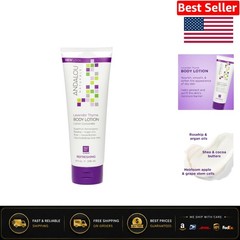 Lavender Thyme Body Lotion 8 Fl Oz: Organic Aloe Vera & Argan Oil Hydration