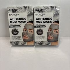 NEW Bioaqua Dead Sea Mud Whitening Mud Mask, 10ct 2 Boxes