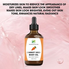 Pure Carrot Seed Oil – Deeply Hydrating Oil for Dry Skin & Relaxing Massage