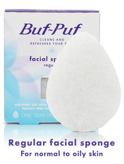 Regular Facial Sponge, Dermatologist Developed, Removes Deep Down Dirt & Makeup