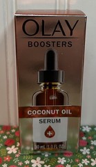 OLAY COCONUT OIL BOOSTER SERUM 1.0 oz FRAGRANCE FREE ANTIOXIDANT NEW SEALED BOX