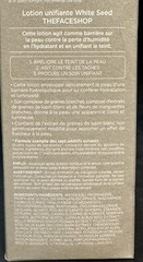 The Face Shop White Seed Brightening Lotion Hydration 145 ML – 4.9 FL oz NEW