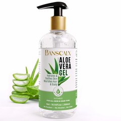 Gentle Aloe Vera Gel 10.14 oz – Organic Hydration for Skin, Scalp & Hair Care