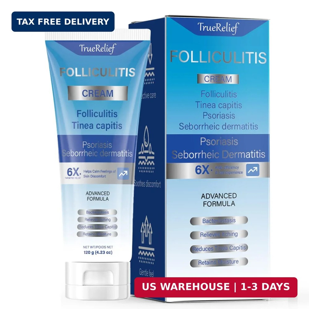 Folliculitis Cream | Soothes & Helps Clear Bumps on Scalp, Face, Body & Butt | f