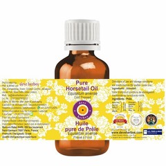 Pure Horsetail Oil (Equisetum arvense) Cold-Pressed Oil for Skin, Hair & Massage
