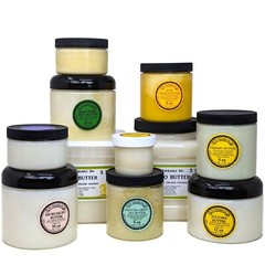 Organic Butters 100% Pure RAW Fresh Natural 2oz 4 oz up to 12 Lb Free Shipping