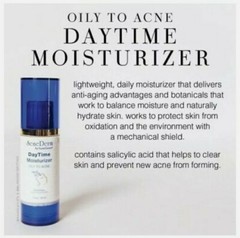 NEW Never Opened Senegence DAY TIME MOISTURIZER Oily to ACNE FULL SIZE 1 fl oz