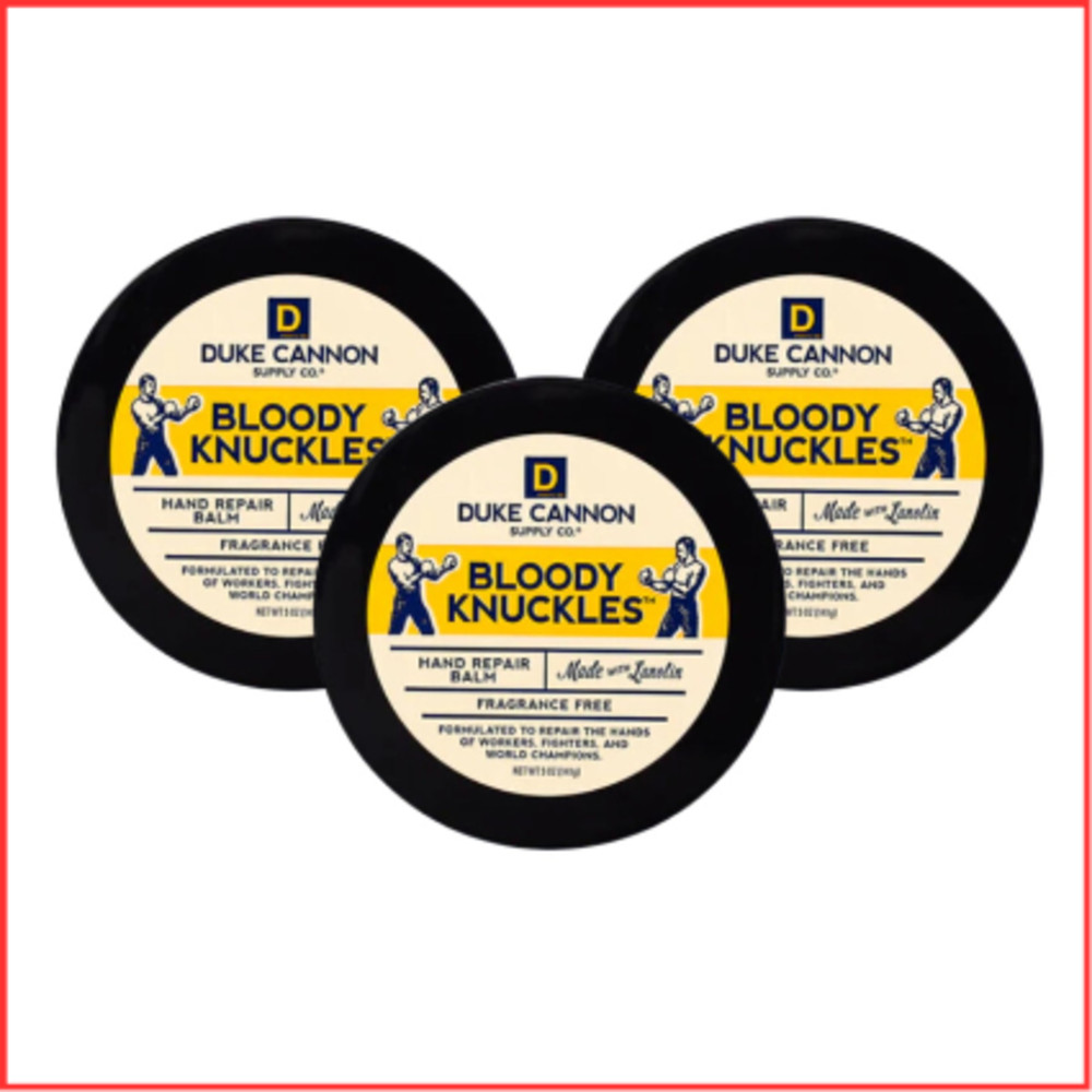 HAND REPAIR BALM Unscented Moisturizer 5oz 3 Pack DUKE CANNON SUPPLY CO.