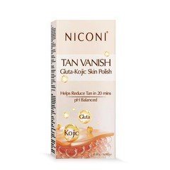 NICONI Tan Vanish Gluta-Kojic Skin Polish 180g Instant Tan Removal For All Skin