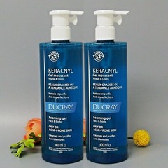 Set of 2 – Ducray Keracnyl Foaming Gel 400ml / 13.5oz EXP 03/2026