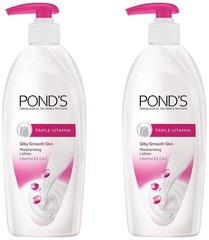 POND&rsquo;S Triple Vitamin Moisturising Body Lotion 600 ml (Pack of 2)
