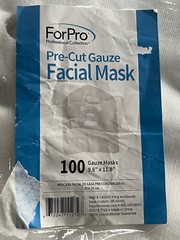 100% Cotton Gauze ForPro Professional Pre-Cut Gauze Facial Mask Quantity unknown