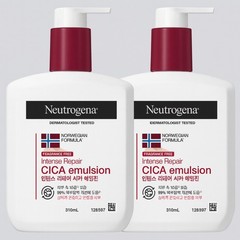 Neutrogena Intense Repair CICA Emulsion Body Lotion 310ml x2 Soothing Care