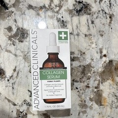 Advanced Clinicals Collagen + Hyaluronic Acid Hydrating Face Serum 1.75 fl oz
