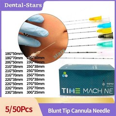 5Pcs Micro Blunt Tip Cannula Puncture 18/20/21/22/23/25/27/30G Piercing Needles