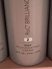 3 Bottles RoC Brilliance Night Recharging Creme .96 Oz Ea Face Lotion Treatment