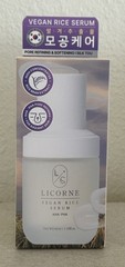 Licorne Vegan Rice Serum 45ml Pore Refining Softening K-Beauty Korean Skincare