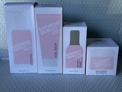 4x Saturday Skin Gentle Cleanser, antioxidant Gel, Wide Awake, makeup Balm New