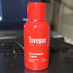 Tovegan Color Food Series Red Remedy Toner Mini 0.51 fl oz (15 ml) 12M