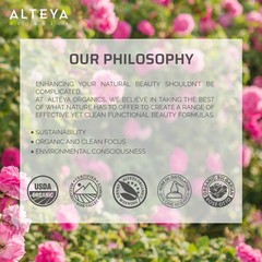 Alteya USDA Organic Bulgarian Rose Oil Rosa Damascena Otto Multi-Use Essentia…