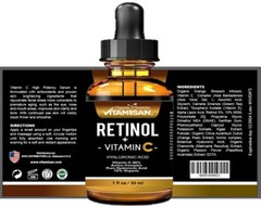 Advanced Vitamin C Anti-Wrinkle Retinol Serum 30% Organic Vitamins