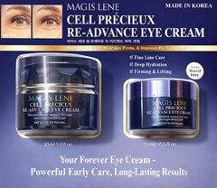 Magis Lene Cell Précieux Re‑Advance Eye Cream Set – 1.01 fl oz + 0.60 fl oz