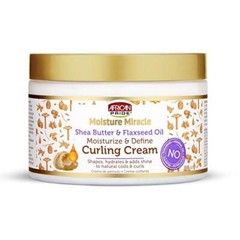 African Pride Moisture Miracle Shea Butter & Flaxseed Oil Curling Cream –