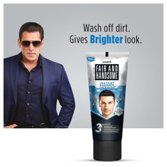 Emami Fair and Handsome Instant Radiance Men Face Wash -100gm -Free Ship
