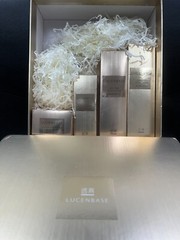 Lucenbase 4pcs set. Gold time Frozen Cream, Essence, Lotion & Toner. NIB -« Rare »