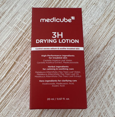 medicube 3H Drying Lotion Spot Acne Treatment 20ml Niacinamide SA Zinc