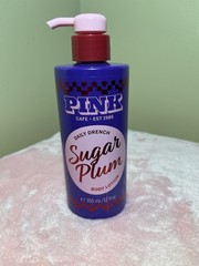 PINK Cafe Daily Drench Sugar Plum Body Lotion Vegan 12 fl oz Pump