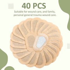 40 Pcs Adhesive Eye Patches Disposable Eye Pads for Adults Latex Free Bandages