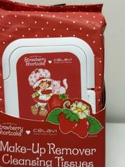 Strawberry Shortcake X Celavi Makeup Remover Cleansing Wipes 60 Sheets