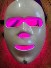 LED Light Therapy red Mask for Acne and Wrinkle Reduction Multicolor Skin Care