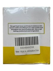 Kojic Acid &Turmeric Cleansing Pads – 80 Count – Ex: 4/27