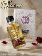 Da & Bling Mediterra Radiance Hydrating Rose Body Oil Moisturizer 60ml