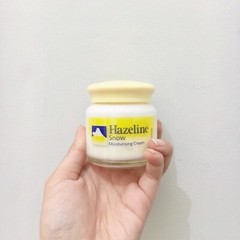 2 X 100g HAZELINE Snow Moisturizing Cream Whitening Natural ProtectSkin