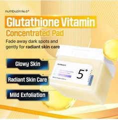 NUMBUZIN No.5+ Vitamin-Niacinamide Toner Pads 70ct Brightening Exp.08/2027 NEW