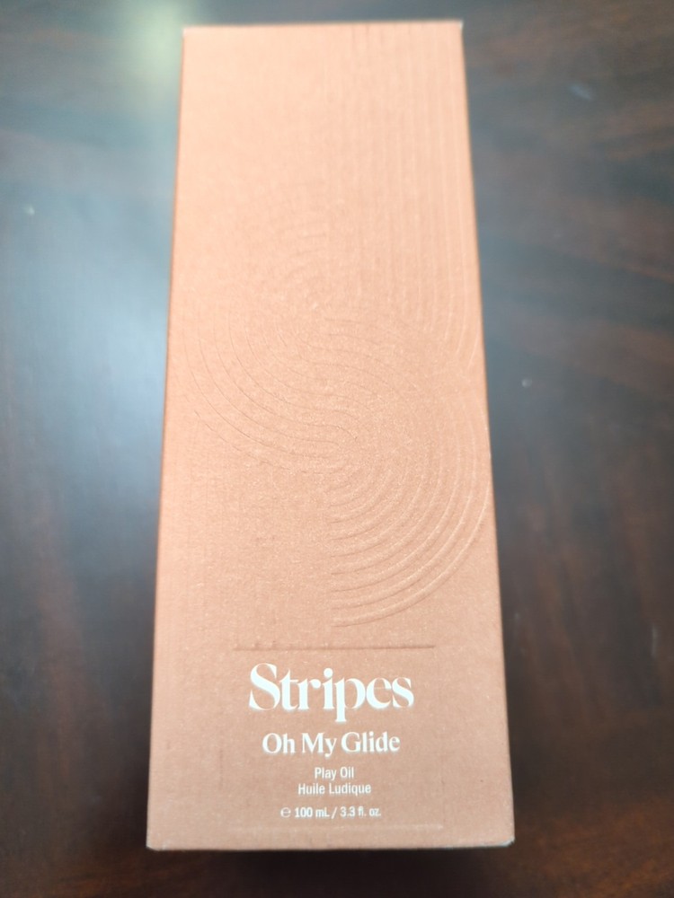 Stripes Oh My Glide Dryness Relief and Play Oil 100ml / 3.3 Fl. Oz Brand NEW