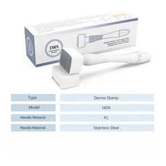 Adjustable Derma Stamp for Beard Growth & Face – 140 Titanium Micro-Needles