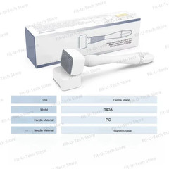 Adjustable Derma Stamp for Beard Growth & Face – 140 Titanium Micro-Needles