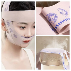 Adjustable Face Sculpting Sleep Mask Elastic Slimming Strap Lifting Tightening M