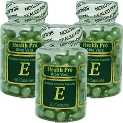 3 x Aloe Vera Vitamin-E Moisture Skin Oil 90 Green Capsule Gel