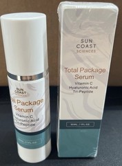 Coast Science Anti Aging Total Package Serum Vitamin C Hyaluronic Acid 1-Ounce.