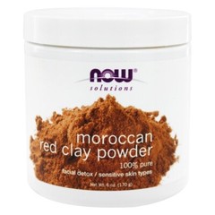 NOW Foods Moroccan Red Clay, 100% Pure – 6 Ounces