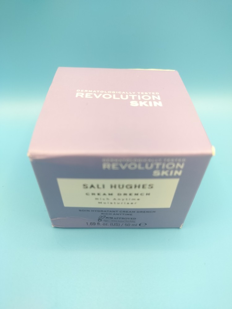 Revolution Skin Sali Hughes Cream Drench-Rich Anytime Moisturiser 1.69 fl oz NIB