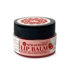 Suwasna Strawberry Lip Balm For Soft And Hydrated Lips 20gm E383