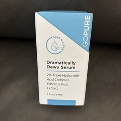 GoPure Hyaluronic Acid Dramatically Dewy Serum 1 oz – Brand New 3/26