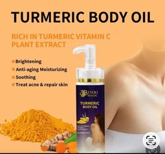 Beyoo Magic Turmeric body Cream, face cream, Face Cleanser, Serum, Body oil set.