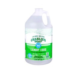 Charlie’s Soap – Fragrance-Free Laundry Liquid 128 Fl Oz (Pack of 1), Clear